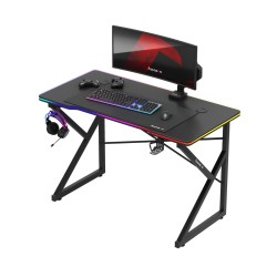 Biurko gamingowe Hero 1.7 RGB Black 120 cm
