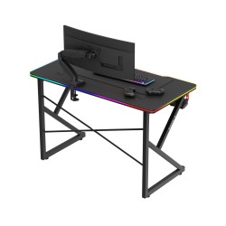 Biurko gamingowe Hero 1.7 RGB Black 120 cm