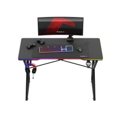 Biurko gamingowe Hero 1.7 RGB Black 120 cm