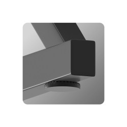 Biurko gamingowe Hero 1.7 RGB Black 120 cm