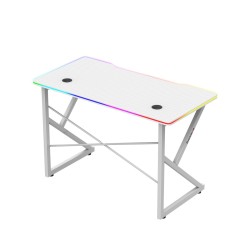 Biurko gamingowe Hero 1.7 RGB White 120 cm