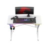 Biurko gamingowe Hero 1.7 RGB White 120 cm