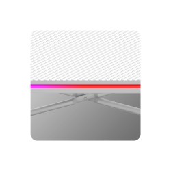 Biurko gamingowe Hero 1.7 RGB White 120 cm