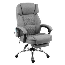 Fotel biurowy z masażem Mark Adler Boss 6.0 Grey