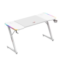 Biurko gamingowe Huzaro Hero 3.3 RGB White 140 cm