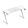 Biurko gamingowe Huzaro Hero 3.3 RGB White 140 cm
