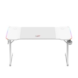 Biurko gamingowe Huzaro Hero 3.3 RGB White 140 cm