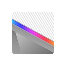 Biurko gamingowe Huzaro Hero 4.8 RGB White 160 cm