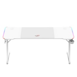 Biurko gamingowe Huzaro Hero 4.8 RGB White 160 cm