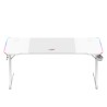 Biurko gamingowe Huzaro Hero 4.8 RGB White 160 cm