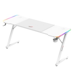 Biurko gamingowe Huzaro Hero 4.8 RGB White 160 cm