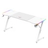 Biurko gamingowe Huzaro Hero 4.8 RGB White 160 cm