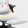 Fotel gamingowy Huzaro Force 4.6 RGB Smart White Mesh