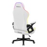 Fotel gamingowy Huzaro Force 4.6 RGB Smart White Mesh