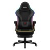 Fotel gamingowy Huzaro Force 4.6 RGB Smart Black Mesh