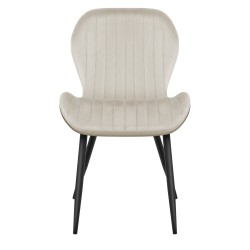 Krzesło welurowe Mark Adler Prince 2.0 beżowe