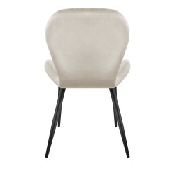 Krzesło welurowe Mark Adler Prince 2.0 beżowe