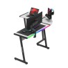 Biurko narożne gamingowe HUZARO HERO 6.0 White RGB Smart 147 cm