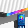 Biurko narożne gamingowe HUZARO HERO 6.0 White RGB Smart 147 cm