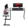 Biurko narożne gamingowe HUZARO HERO 6.0 White RGB Smart 147 cm
