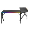 Biurko narożne gamingowe Huzaro Hero 6.3 RGB Black 154 cm