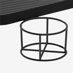 Biurko narożne gamingowe Huzaro Hero 6.3 RGB Black 154 cm