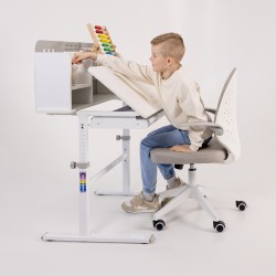 Fotel regulowany dla dziecka dla dzieci Junior 4.0 Grey