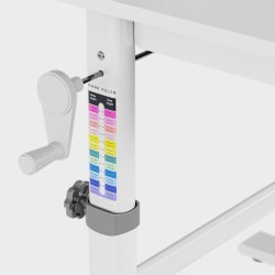 Ergonomiczne biurko dla dziecka Mark Adler Study 5.0 Grey 80 cm