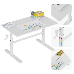 Ergonomiczne biurko dla dziecka Mark Adler Study 4.0 White 100 cm