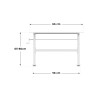 Ergonomiczne biurko dla dziecka Mark Adler Study 4.0 White 100 cm
