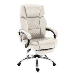 Fotel biurowy z masażem Mark Adler Boss 6.0 Beige