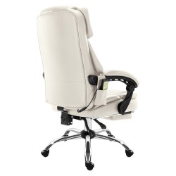Fotel biurowy z masażem Mark Adler Boss 6.0 Beige