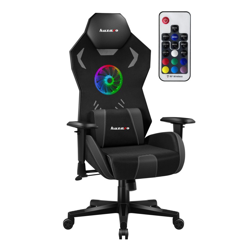 Fotel gamingowy Huzaro Combat 7.6 RGB Led Black