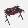 Biurko Gamingowe Huzaro Hero 5.0 Red 120 cm
