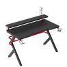 Biurko Gamingowe Huzaro Hero 5.0 Red 120 cm