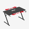 Biurko Gamingowe Huzaro Hero 2.5 Black 120 cm