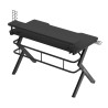 Biurko Gamingowe Huzaro Hero 5.0 Black 120 cm