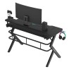 Biurko Gamingowe Huzaro Hero 5.0 Black 120 cm