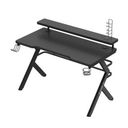 Biurko Gamingowe Huzaro Hero 5.0 Black 120 cm