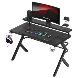 Biurko Gamingowe Huzaro Hero 5.0 Black 120 cm
