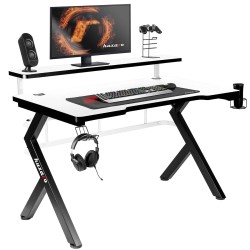 Biurko Gamingowe Huzaro Hero 5.0 White 120 cm