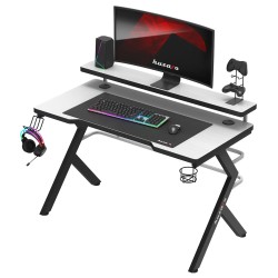 Biurko Gamingowe Huzaro Hero 5.0 White 120 cm