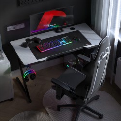 Biurko Gamingowe Huzaro Hero 2.5 White 120 cm