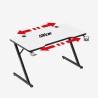Biurko Gamingowe Huzaro Hero 2.5 White 120 cm