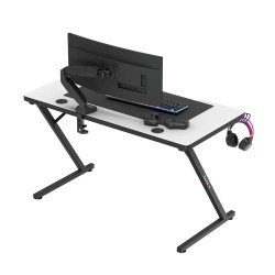 Biurko Gamingowe Huzaro Hero 2.5 White 120 cm