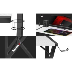 Biurko Gamingowe Huzaro Hero 6.3 White 154 cm