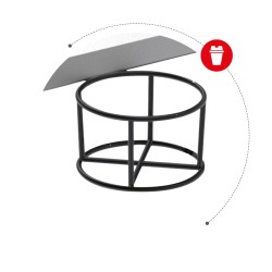 Biurko Gamingowe Huzaro Hero 6.3 White 154 cm