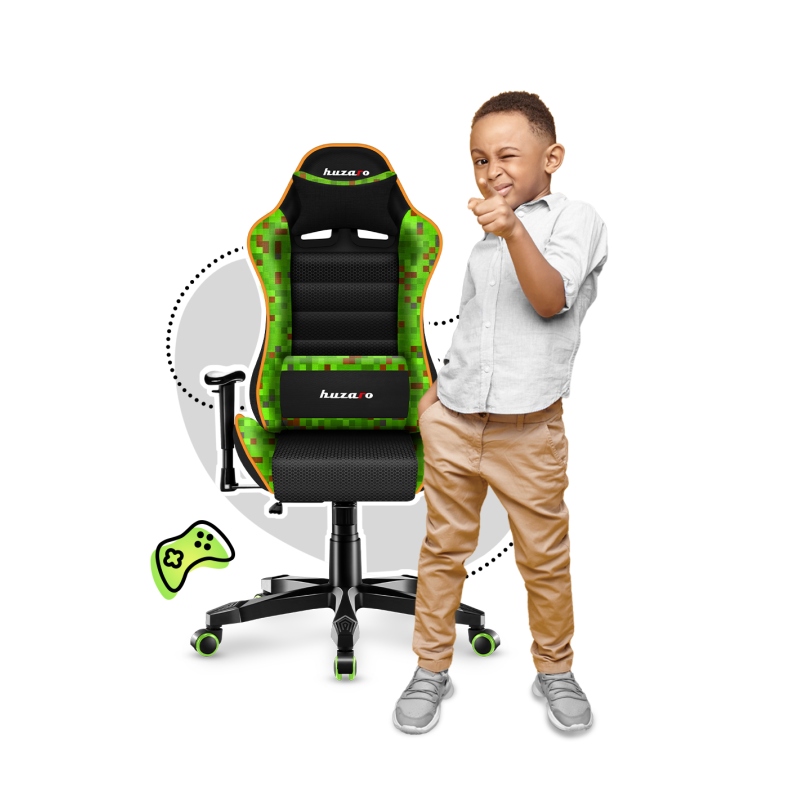 Fotel Gamingowy dla dziecka HUZARO RANGER 6.0 Pixel Mesh