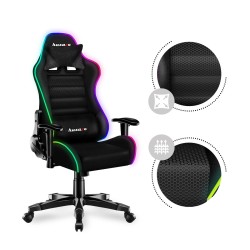 Fotel Gamingowy dla dziecka HUZARO RANGER 6.0 RGB Mesh