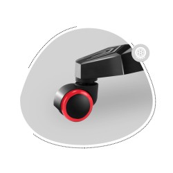 Fotel Gamingowy dla dziecka HUZARO RANGER 6.0 Red Mesh